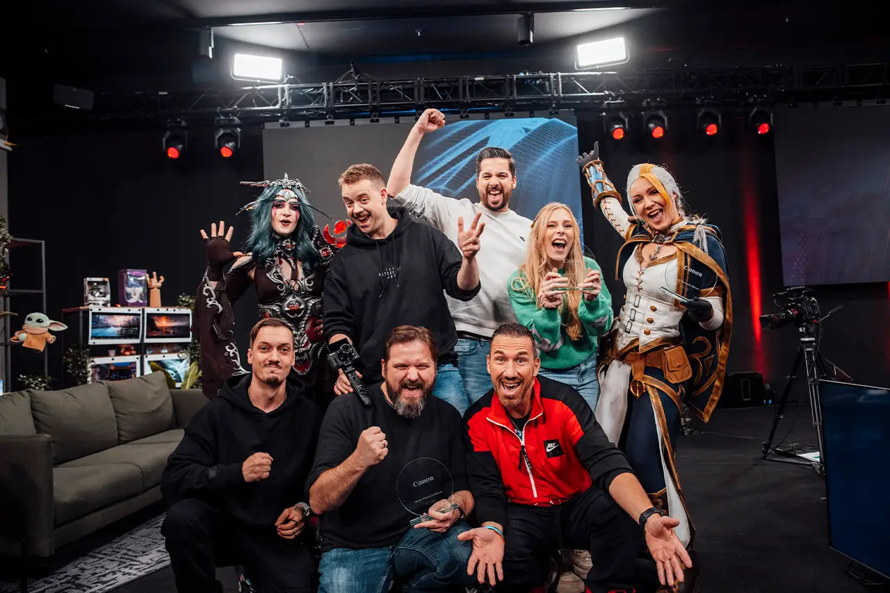 Canon Deutschland realisiert erstes hybrides Live-Format zusammen mit Playerone