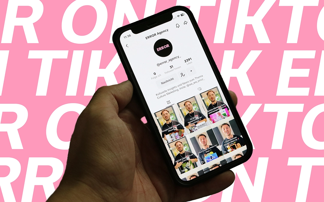 Culture News von ERROR jetzt auch auf TikTok